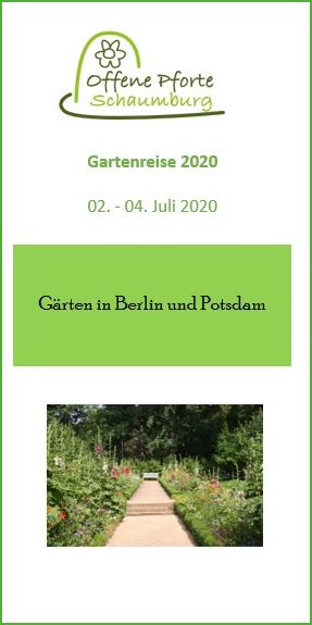 Flyer Gartenfahrt 2020